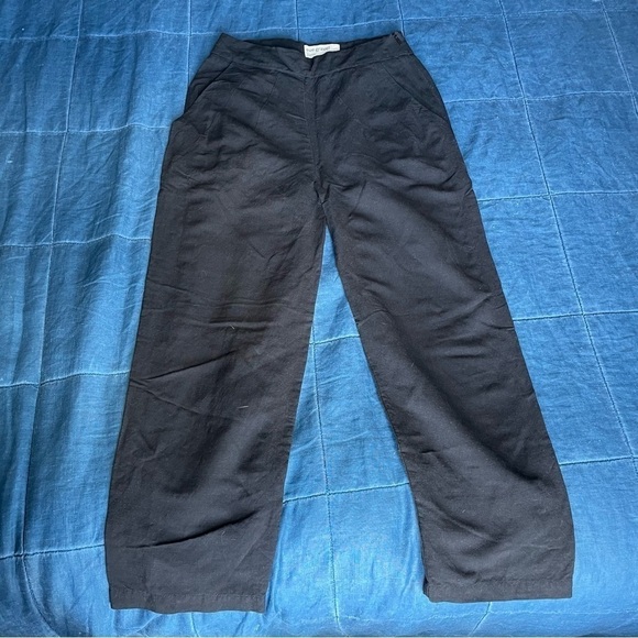 Eve Gravel Pavot Linen Blend pants. Size XS - Picture 1 of 11